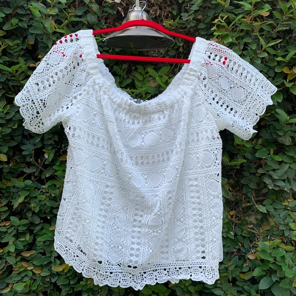 Anthropologie Sunday in Brooklyn Lace Top